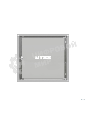 Шкаф коммутационный NTSS LIME (NTSS-WL15U5545GS) настенный 15U 550x450 мм пер. дв. стекл несъемн. бок. пан. 30 кг серый
