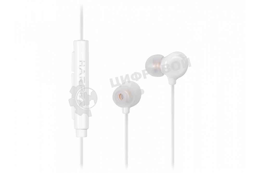 Проводные наушники Harper HV-802 белый, внутриканальные, проводной, Jack 3.5 мм