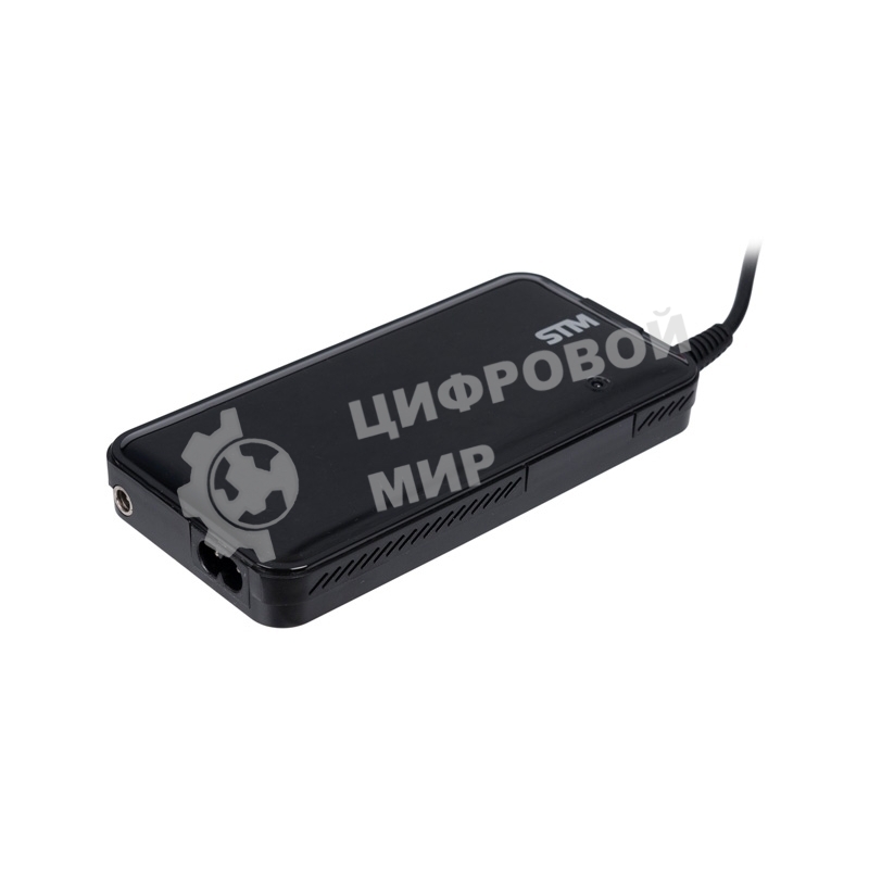 Адаптер для ноутбуков STM Dual DLU90, 90W, EU AC power cord& Car Cigaratte Plug, USB(2.1A)