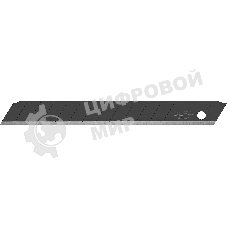 Штукатурно -малярный инструмент Лезвия OLFA сегментированные BLACK MAX, 9х80х0,38мм, 13 сегментов, 50шт OL-ABB-50B