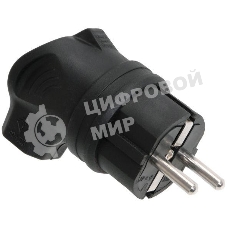Вилка электрич. с боковым вводом ОМЕГА с заземл. IP44 ВБу3-1-0м каучук IEK PKR01-U-016-2-K02