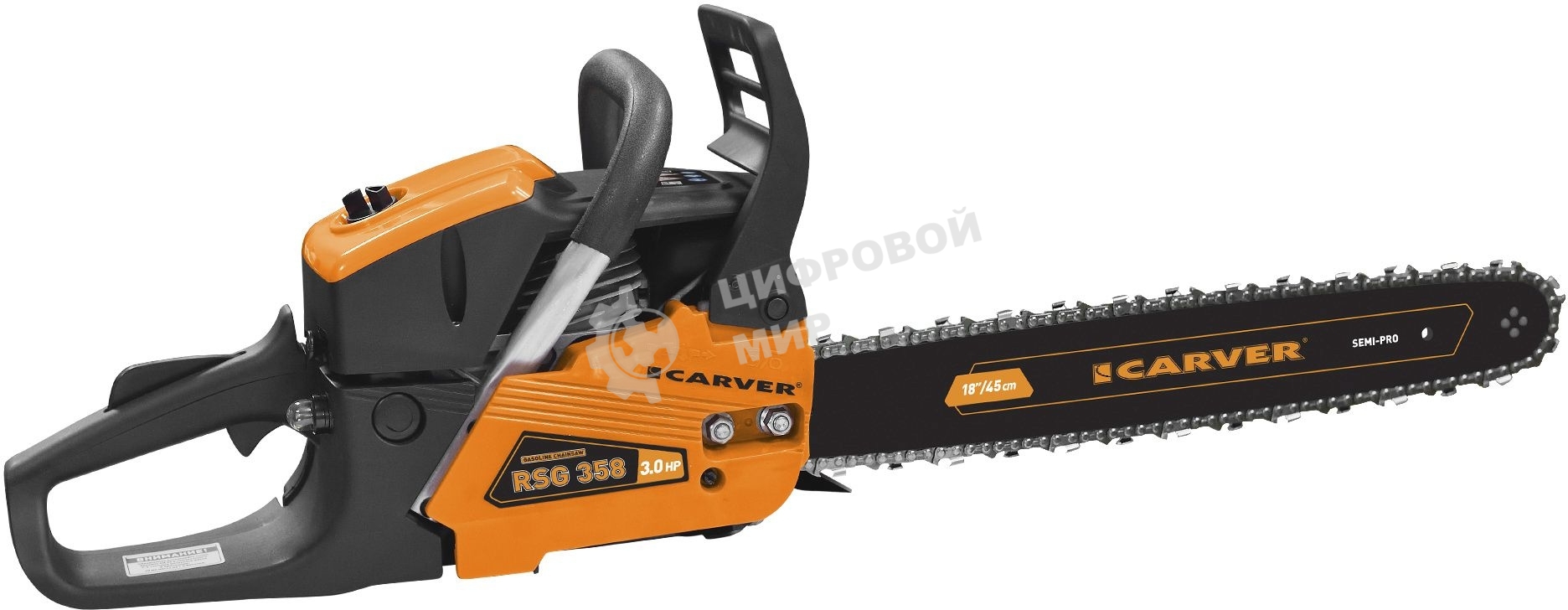 Бензопила Carver RSG 358 2200Вт 3 л.с. дл.шин.: 18