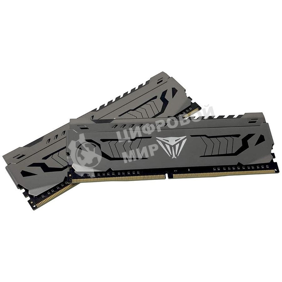 Оперативная память Patriot Viper Steel, DDR4, 32GB (2x16 GB), 3200 MHz, CL16, DIMM, радиатор, черный