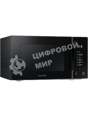 Микроволновая печь Samsung MS23T5018AK/BW черный, 23 л, 800 Вт, переключатели - сенсор