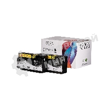 Набор струйных картриджей Sakura P2V31A (№711 2-pack Black) для HP, черный, 73 мл.