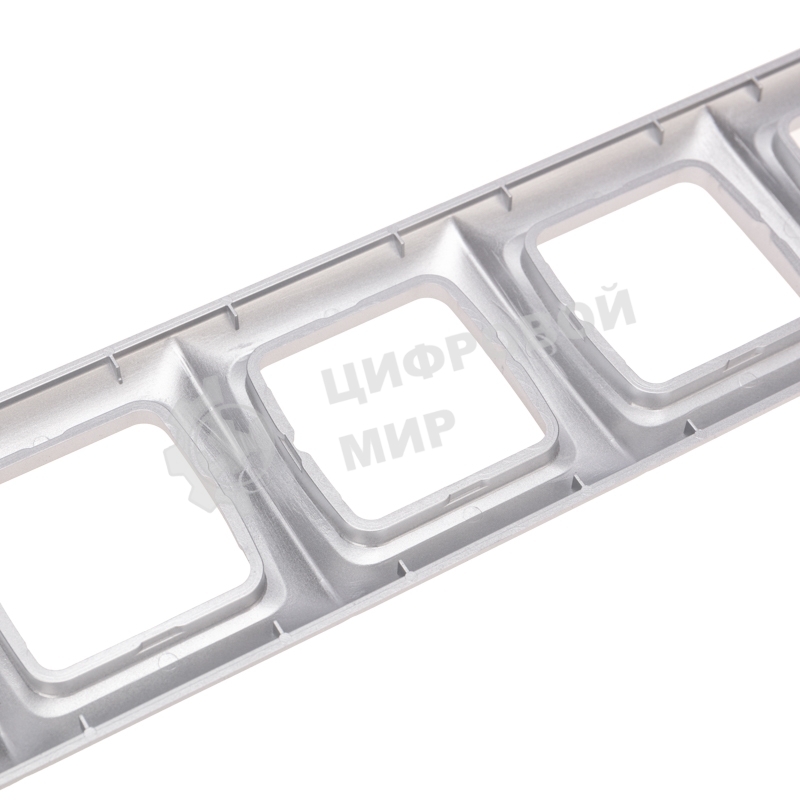 Рамка Kranz 5-я DEA горизонтальная Серебряный металлик