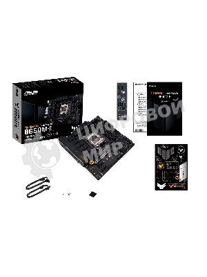 Материнская плата ASUS TUF GAMING B650M-E, AM5, AMD B650, 4xDDR5, 4xSATA, 2xM.2, 1xPCIe 4.0 x16, 2xPCIe x1, 2xDP, 1xHDMI, 1x 2.5Gb LAN, 1xUSB-A 3.2 Gen 2, 2xUSB-A 3.2 Gen 1, 4xUSB 2.0, 1xUSB-C 3.2 Gen 2, 3x3.5 мм, 7.1, mATX
