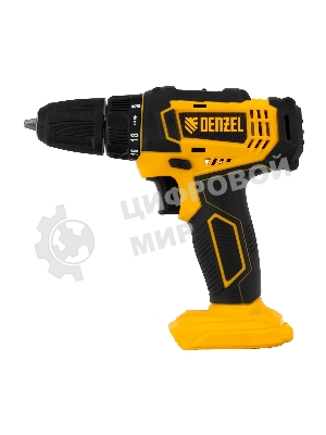 Дрель-шуруповерт Denzel CDL-18-0, 18 В, 0 Ач, 30 Нм, щеточный