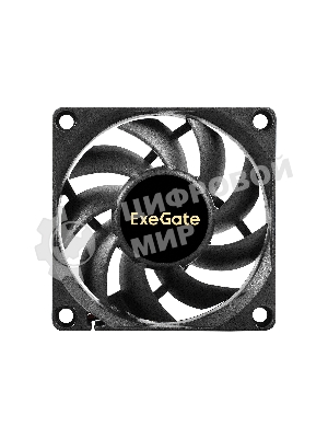 Вентилятор для корпуса ExeGate ExtraPower EP07015S3P черный, 70 мм, 3000 об/мин, 27 дБ, 3 pin