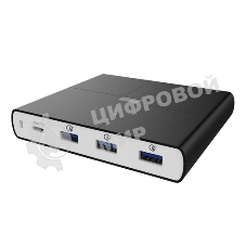 Сетевое зарядное устройство ACD-P904U-V1B 90Вт, 4xUSB 1PD+3QC, 3.6~20В/4.35А(max) RTL