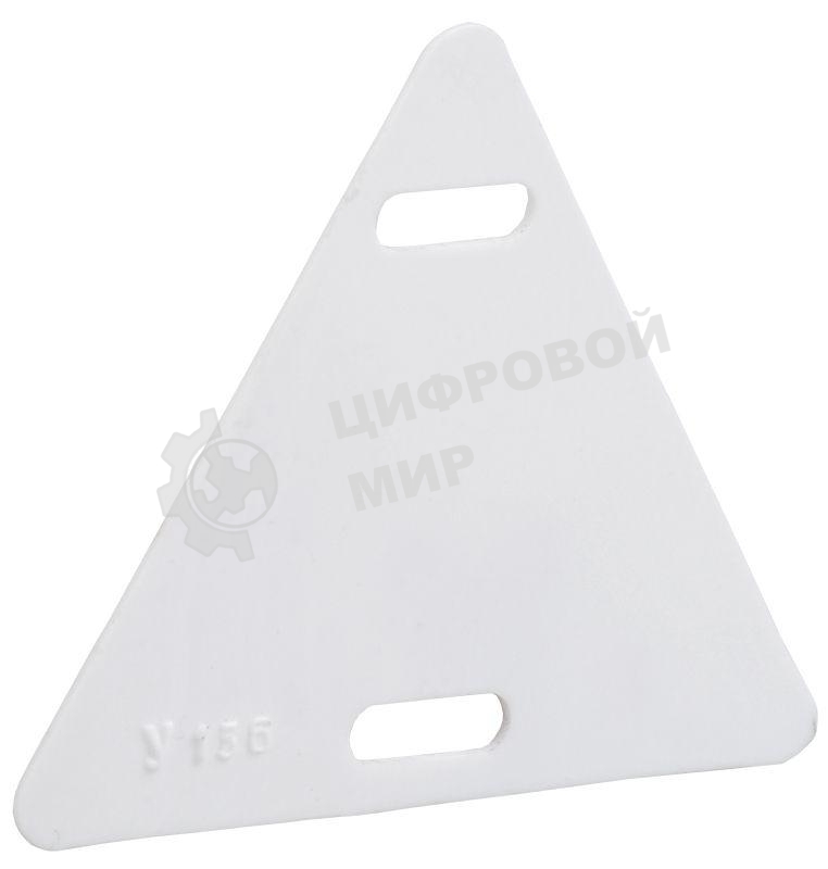 Бирка кабельная маркировочная У-136 55х55х55 мм (треугольник) IEK UZMA-BIK-Y136-T