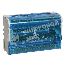 Шины на DIN-рейку в корпусе (кросс-модуль) IEK YND10-4-15-125 ШНК 4х15 3L+PEN