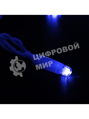 Гирлянда Neon-night Нить 10м, с эффектом мерцания, белый ПВХ, 230В, Синий