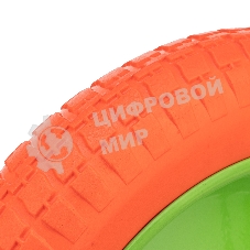 Колесо полиуретановое Сибртех 3.00-8, длина оси 90 мм, подшипник 20 мм