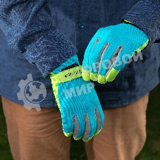 Перчатки садовые Luxe Palisad на липучке, силиконовое нанесение, размер 9