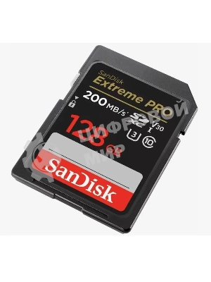 Флеш карта SanDisk Extreme PRO 128Gb SDXC Memory Card 200MB/s