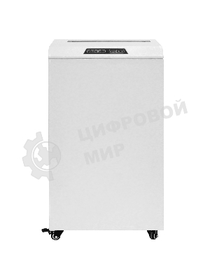 Шредер ГЕЛЕОС УО90-5, DIN P-5 (4 ур-нь секр.), фрагмент 1,9х15мм, 18-21 лист (70г/м2), CD/пл.карты/скрепки/скобы, 90 литров