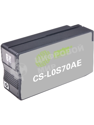 Картридж струйный Cactus CS-L0S70AE №953XL черный (58 мл) для HP OJ Pro 7740/8210/8218/8710/8715