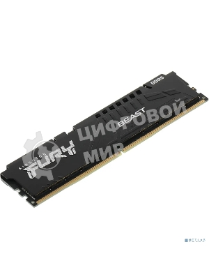 Оперативная память Kingston Fury Beast Black, DDR5, 32GB (1x32GB), 5200 MHz, CL40, с радиатором, черный