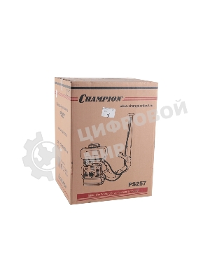 Опрыскиватель бензо CHAMPION PS2572.5кВт 56.5см3 0.14-3.03л/мин бак 14л 9.5кг РАНЦЕВЫЙ