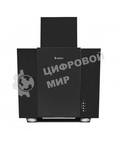 Вытяжка наклонная Gefest ВО 3503 Д2А черный, 50 см, 550 куб. м/ч, 76 дБ