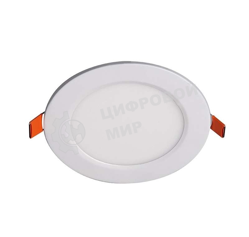 Светильник светодиодный JazzWay ультратонкий встраив. PPL-R 6Вт 6500К IP40 WH d120мм круглый