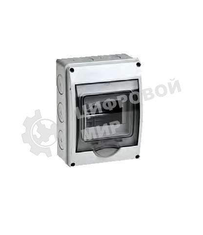 Бокс ОП Тусо 5мод. IP65 сер./дым. двер. Рувинил 69005