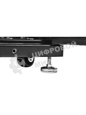 Шкаф серверныйЦМО! ПРОФ напольный 42U (800x1200) дверь перфорированная 2 шт., черный, в сборе (ШТК-СП-42.8.12-44АА-9005)