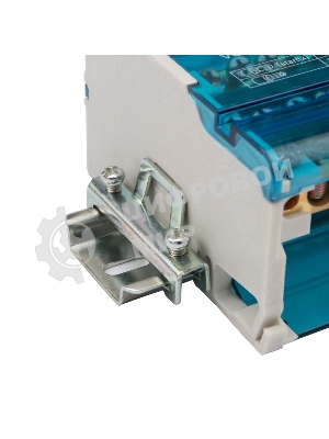 Ограничитель на DIN-рейку (металл) 2 винта Rexant (пакет 10 шт./уп.)