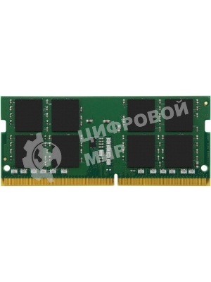 Оперативная память Kingston ValueRAM, DDR4, 16GB (1x16GB), 3200MHz, CL22, SO-DIMM