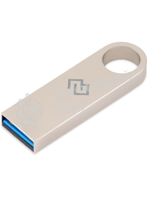 Флешка USB Digma DRIVE3 (DGFUL128A30SR), 128Gb, USB 3.0, R/W 70/30, серебристый