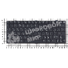Клавиатура для ноутбука Fujitsu LifeBook P7010 черная