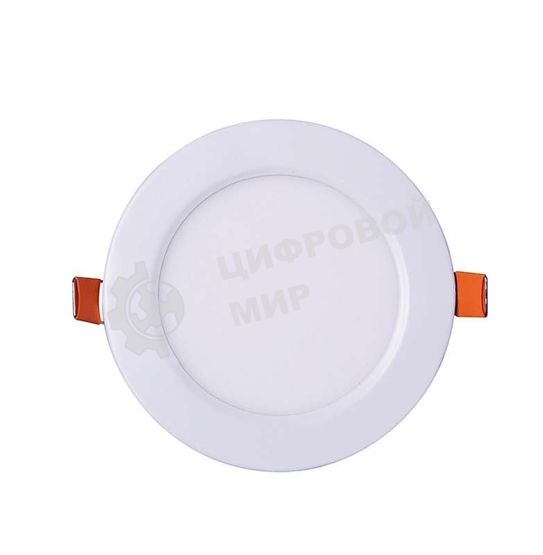 Светильник светодиодный JazzWay ультратонкий встраив. PPL-R 6Вт 4000К IP40 WH d120мм круглый