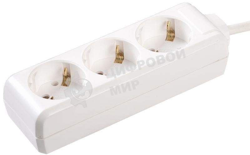 Удлинитель 3х3 м с заземл. 16А IP20 У03 2P+PE IEK WYP10-16-03-03-Z-N