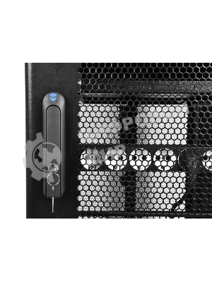 Шкаф серверныйЦМО! ПРОФ напольный 42U (800x1200) дверь перфорированная 2 шт., черный, в сборе (ШТК-СП-42.8.12-44АА-9005)