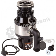 Измельчитель пищевых отходов Bort MASTER ECO (91275752) Число ступеней измельчения 2; Система шумоизоляции Да; Мощность 390 Вт; Объем камеры 1000 мл; Материал камеры Металл; Система защиты от перегрузки и заклинивания; Скорость холостого хода 2600 об/мин; Вес изделия 4,36 кг; Напряжение сети 220 В; Частота тока 50 Гц; Двигатель Постоянного тока с магнитами; Мощность л.с. 0,5; Производительность 3,2 кг/мин; Диаметр сливного отверстия 3 1/2