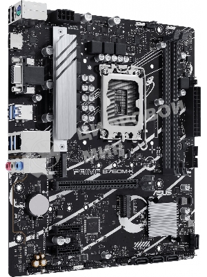 Материнская плата ASUS PRIME B760M-K, LGA 1700, Intel B760, 2xDDR5, 4xSATA, 2xM.2, 1xPCIe 4.0 x16, 2xPCIe x1, 1xHDMI, 1xVGA, 1x 2.5Gb LAN, 2xUSB-A 3.2 Gen 1, 2xUSB-A 2.0, 3x3.5 мм, 7.1, mATX