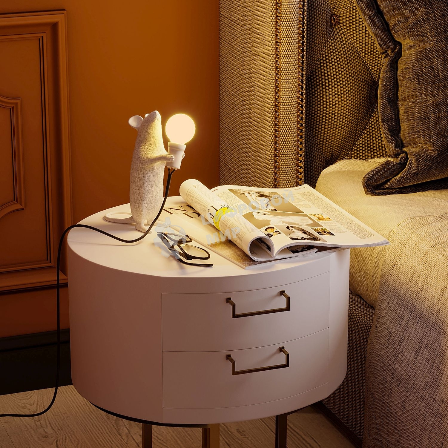 Лампа светодиодная Gauss Filament 11Вт цок.: E14 шар 220B 2700K св. свеч. белый теп. (упак.: 10 шт)