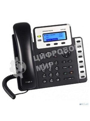 IP-телефон Grandstream GXP1628, 2 SIP линии, 8 BLF клавиш, PoE