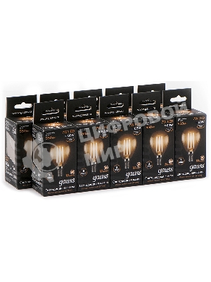 Лампа светодиодная Filament Шар E14 7Вт 2700К Gauss 105801107