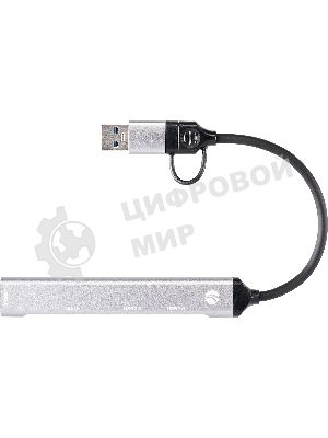 USB-концентратор TypeC+adapter-->USB3.0+2USB2,0+SD+TF, VCOM