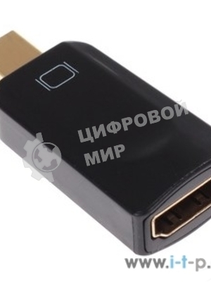Переходник miniDisplayPort - HDMI, Cablexpert A-mDPM-HDMIF-01, 20M/19F, черный, пакет