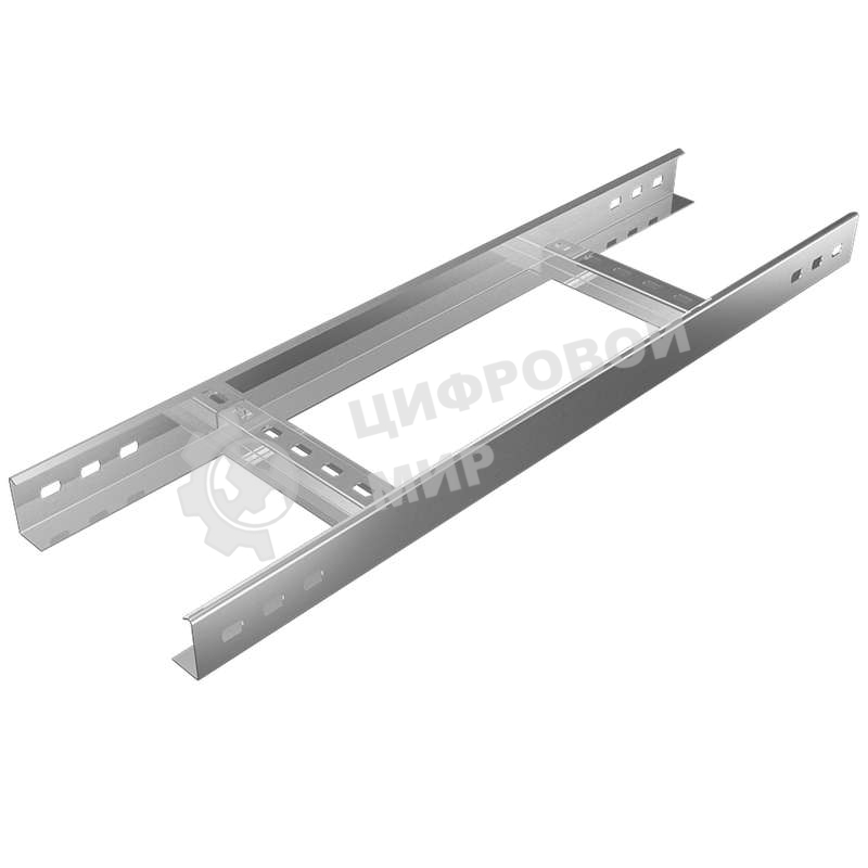 Лоток лестничный 200х50 L3000 сталь 1.2мм LL50х200х1.2 КМ LO1002