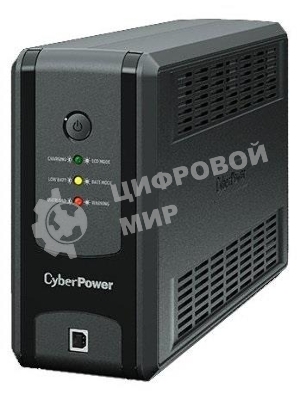 Источник бесперебойного питания CyberPower Line-Interactive UT850EIG, 850VA/425W, USB/RJ11/45, (4 IEC С13)