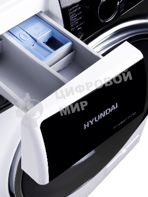 Стиральная машина Hyundai WFE8407 белый, загр. фронтальная макс.: 8 кг 1400 об/мин класс: А+++