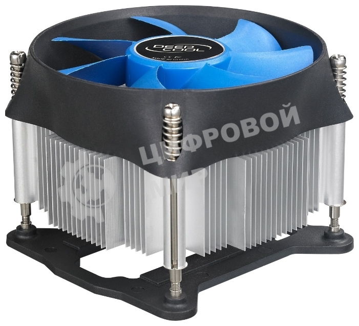 Кулер для процессора DEEPCOOL THETA 31 PWM черный/синий, 92 мм, алюминий/медь, 2400 об/мин, 32.5 дБ, 4 pin, 95 Вт, 60 мм