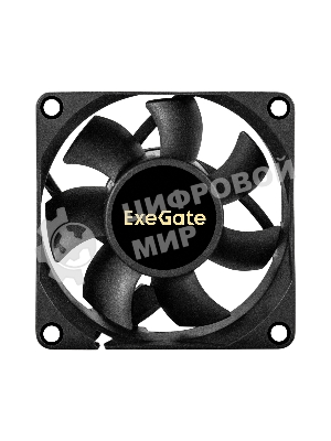 Вентилятор для корпуса ExeGate ExtraPower EP07025S3P черный, 70 мм, 4800 об/мин, 46.2 дБ, 3 pin