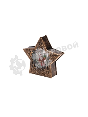 Светильник декоративный (фигура) Neon-night Звезда с эффектом снегопада и подсветкой