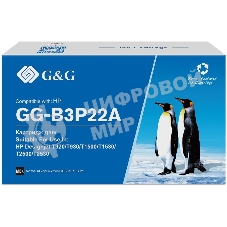 Картридж струйный G&G GG-B3P22A №727 черный матовый (130 мл) для HP DJ T920/T1500/T2530