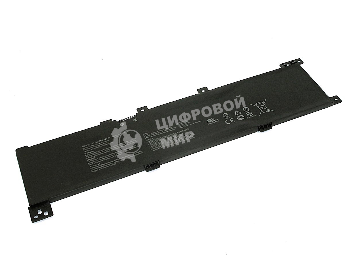 Аккумуляторная батарея для ноутбука Asus X705NA 11.52V 3650mAh черный